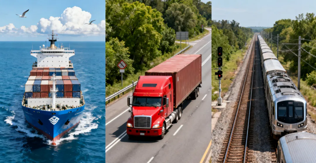 海运与陆运、、铁运的本钱时效比照：：：何种情形选择海运更划算？？？